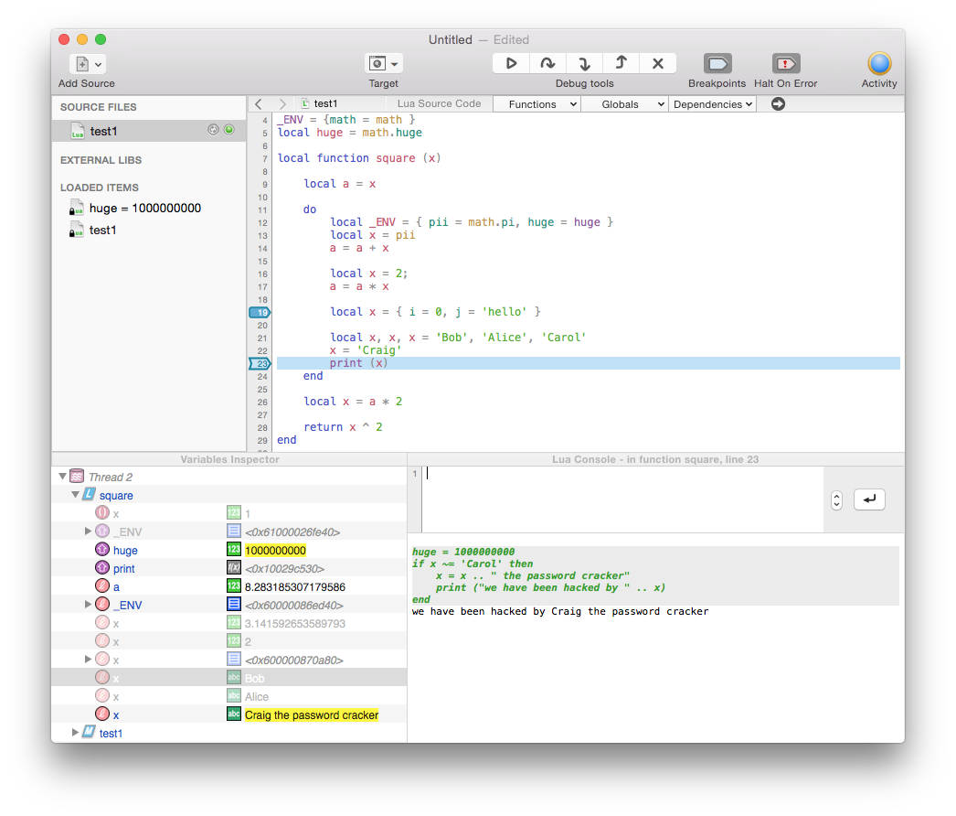 CodeFlow 0.9.10 new debug features 