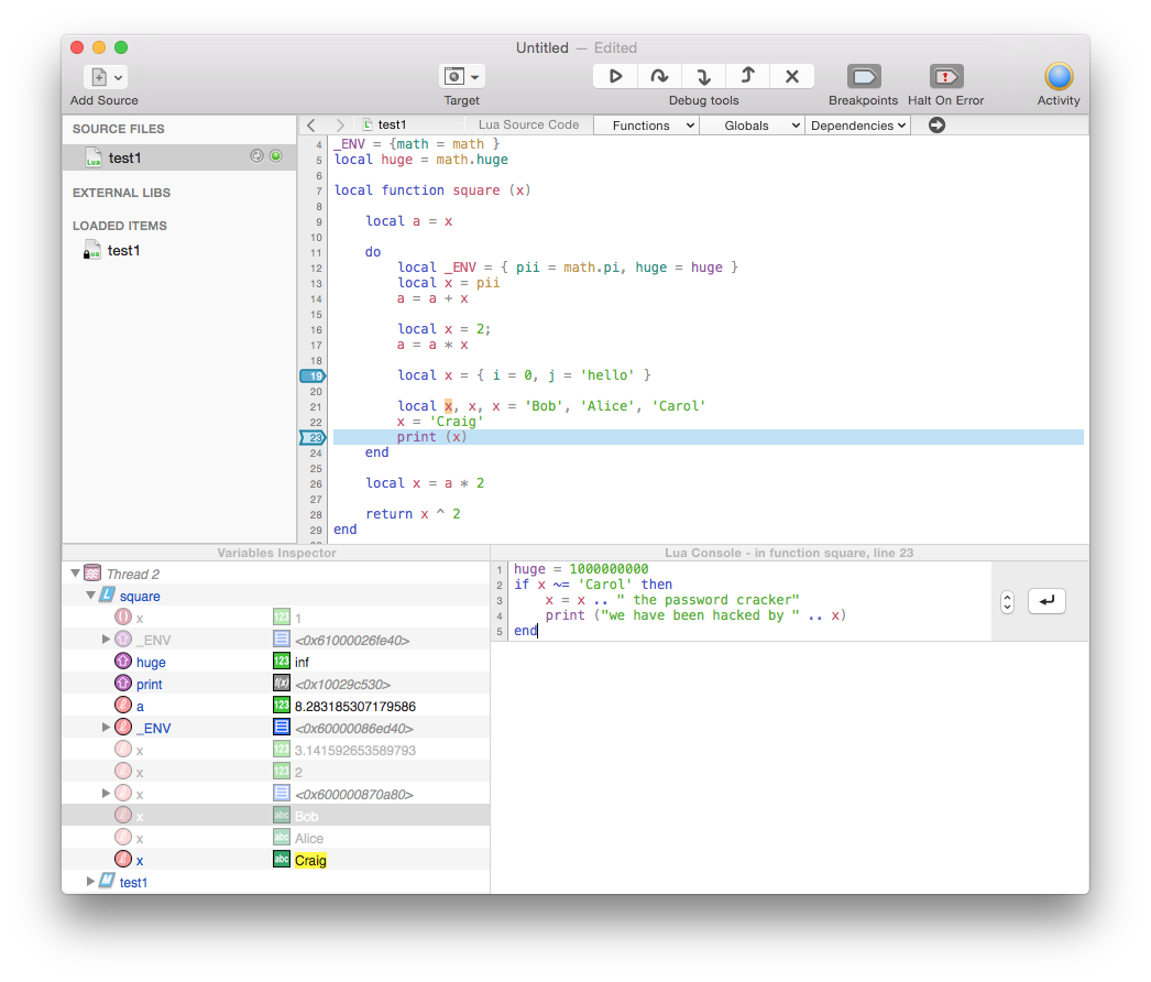 CodeFlow 0.9.10 new debug features